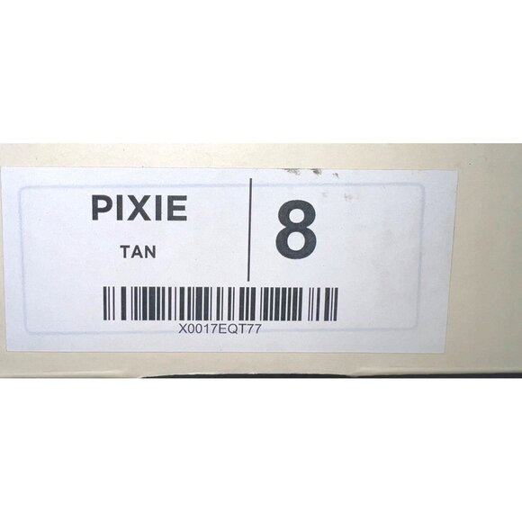 J.Adams Pixie Tan Faux Leather Pixie Heels Size 8 - Picture 6 of 7